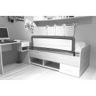 Fillikid leesésgátló boxspring-ágyra 135x50cm 290-50-97 sötétszürke