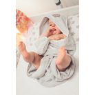 Fillikid kapucnis törölköző 75x75 elefánt szürke 1032-97
