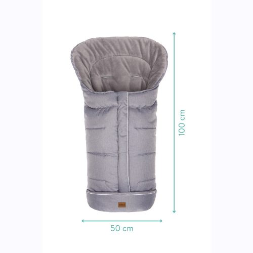 Fillikid bundazsák babakocsiba K2 6570-17 világosszürke