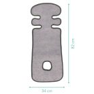 Fillikid betét babakocsiba izzadásgátló és légáteresztő 1517-07 szürke