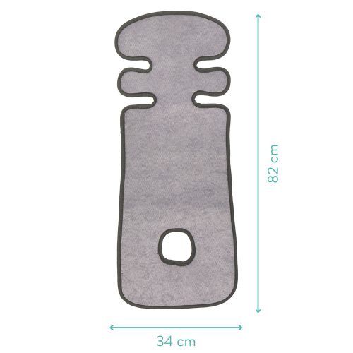 Fillikid ülésbetét babakocsiba izzadásgátló és légáteresztő 1517-07 szürke