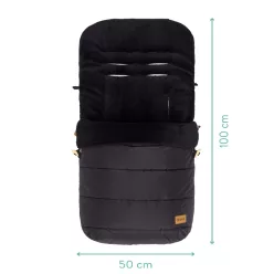 Fillikid bundazsák babakocsiba Lanin fekete 8415-06