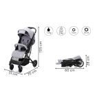 Fill sportbabakocsi - Styler Elite világosszürke melange S750-17