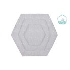 Fillikid betét hatszögletű utazójárókába 124cm átmérőjű szürke Safari 1121-77