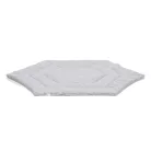Fillikid betét hatszögletű utazójárókába 124cm átmérőjű szürke Safari 1121-77