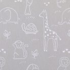 Fillikid betét hatszögletű utazójárókába 124cm átmérőjű szürke Safari 1121-77