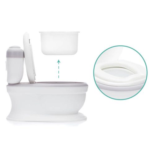 Fillikid mini WC gyerekeknek Marlin szürke/fehér BP047-07