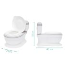 Fillikid mini WC gyerekeknek Marlin szürke/fehér BP047-07