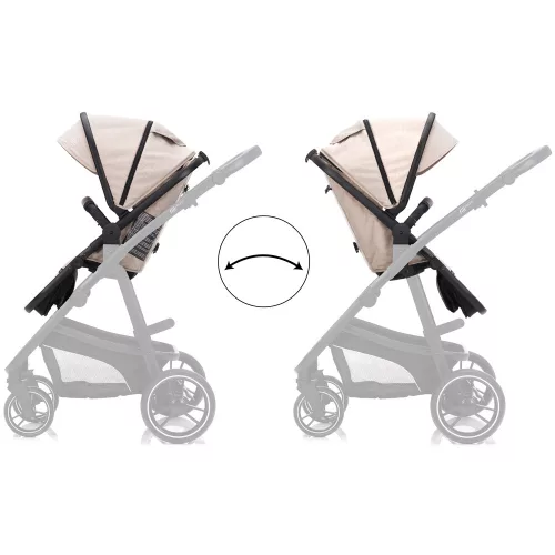 Fill multifunkciós babakocsi Jaguar beige melange 775-09