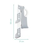 Fillikid lépcsős wc szűkítő Ben szürke/fehér BST023-07