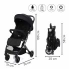 Fill sportbabakocsi Styler fekete AS700-06