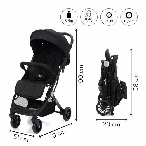 Fill sportbabakocsi Styler fekete AS700-06