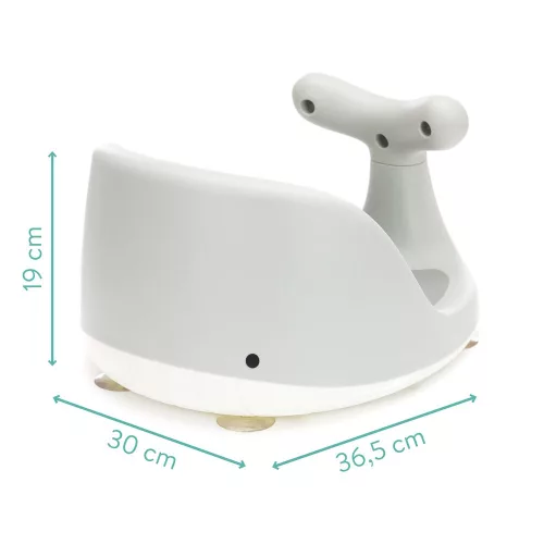 Fillikid fürdető Bálna szürke-fehér BBS005-07