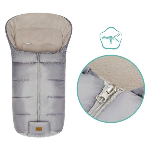 Fillikid bundazsák babakocsiba Eco big 1220-37 ezüst