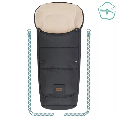 Fillikid bundazsák babakocsiba Peak sötétszürke FM1610-07