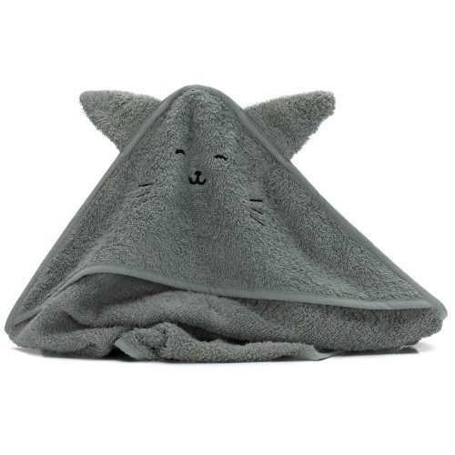 Fillikid fürdőlepedő 75x75cm cica zöld 1033-44