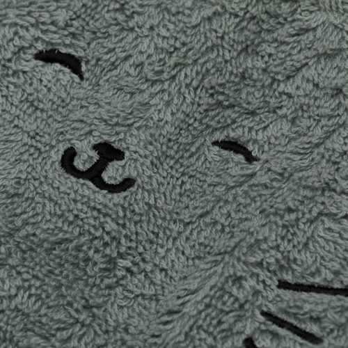 Fillikid fürdőlepedő 75x75cm cica zöld 1033-44