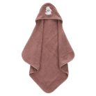 Fillikid kapucnis törölköző 75x75 nyuszi rózsaszín 1032-52