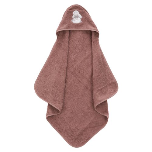 Fillikid kapucnis törölköző 75x75 nyuszi rózsaszín 1032-52