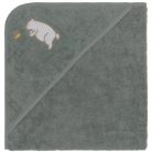 Fillikid kapucnis törölköző 75x75 maci zöld 1032-54