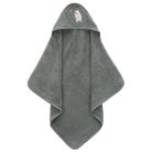 Fillikid kapucnis törölköző 75x75 maci zöld 1032-54