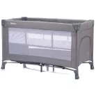 Fillikid utazóágy Milano 120x60cm szürke 4067-17