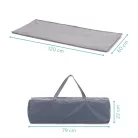 Fillikid utazóágy Milano 120x60cm szürke 4067-17