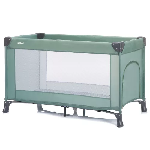 Fillikid utazóágy Valencia 120x60cm zöld 4066-04