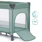 Fillikid utazóágy Valencia 120x60cm zöld 4066-04