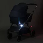 Fillikid biztonsági lámpa babakocsira Easy fix piros-fehér 2db 589-00
