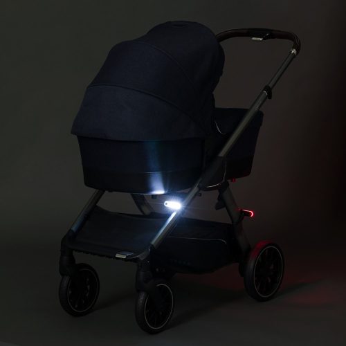 Fillikid biztonsági lámpa babakocsira Easy fix piros-fehér 2db 589-00