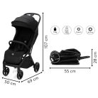 Fillikid sportbabakocsi Cooper fekete S1-06