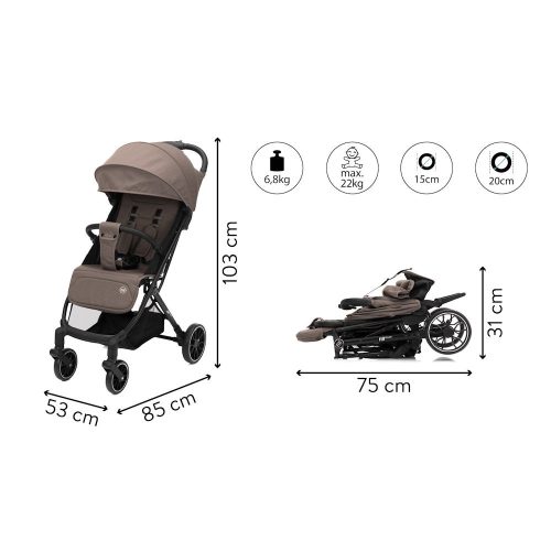 Fill sportbabakocsi Rover taupe K868-29