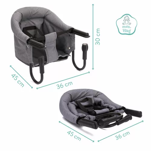 Fillikid etetőszék asztali Comfort szürke 399-07