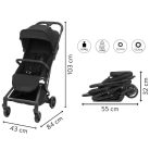 Fillikid sportbabakocsi Avero fekete S832-06