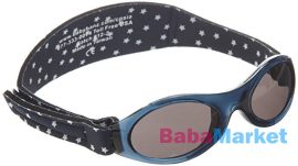 Baby Banz retro - baba napszemüveg - kék csillagos