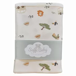 Soffi Baby takaró pamut dupla safari zöld 80x100cm