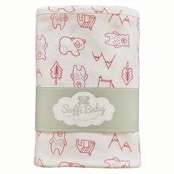 Soffi Baby takaró pamut dupla macik pink 80x100cm