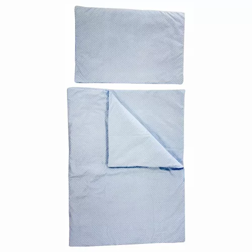 Soffi Baby ágynemű szett 2 részes 135x90 - 40x60cm apró csillag mintás kék