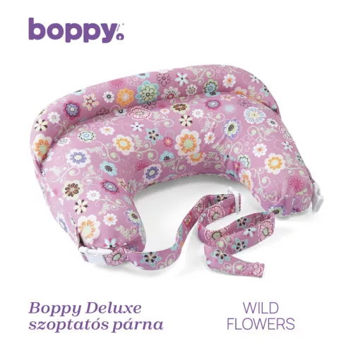 Boppy Deluxe szoptatós párna formatartó töltettel