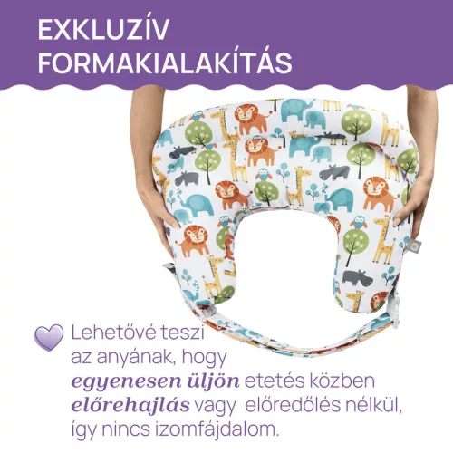 Boppy Deluxe szoptatós párna formatartó töltettel