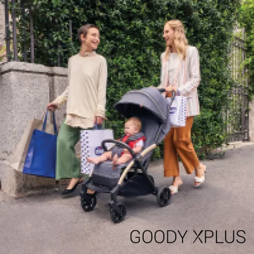 Goody XPlus babakocsi 22 kg-ig automata, egykezes összecsukással