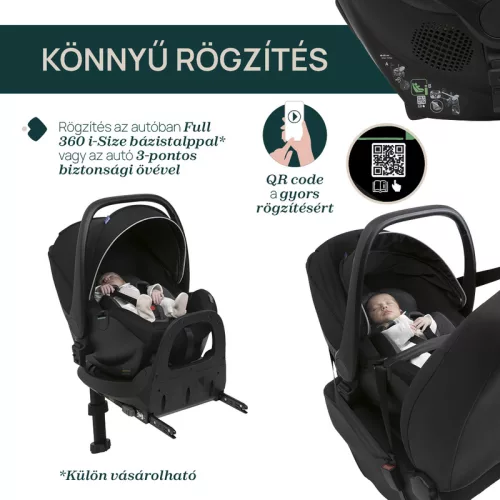 KORY PLUS I-Size 40-85 cm hordozó Chicco Bellagio babakocsira