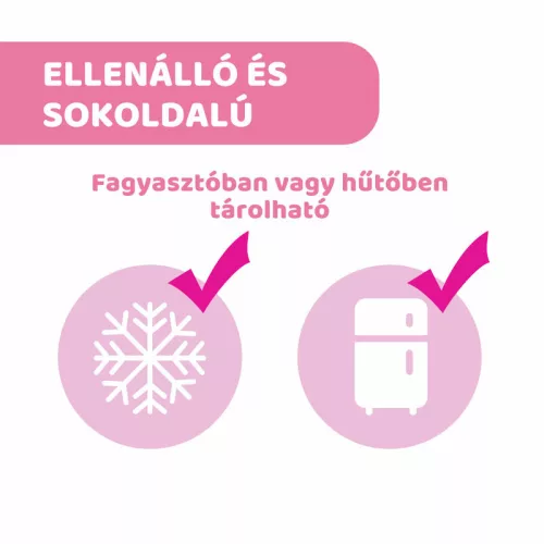 NaturalFellingTejtároló 4x150 ml anyatej tárolás, multifunkciós tárolók