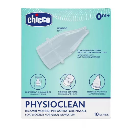 PhysioClean 10 db-os szett szívósípos orrszívóhoz szilikon