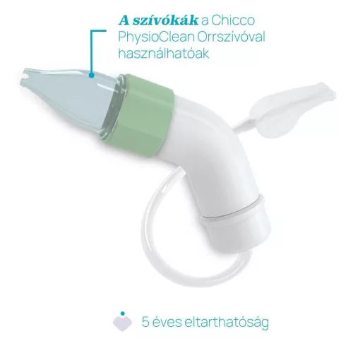 PhysioClean 10 db-os szett szívósípos orrszívóhoz szilikon