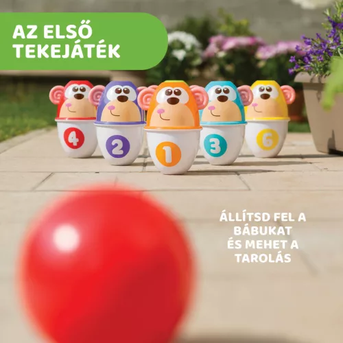 Monkey Strike - majmos bowling és építőjáték aktív sport és játék