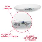 Digitális csecsemőmérleg 20 kg-ig súlystabilizáló funkció a mozgó baba méréséhez