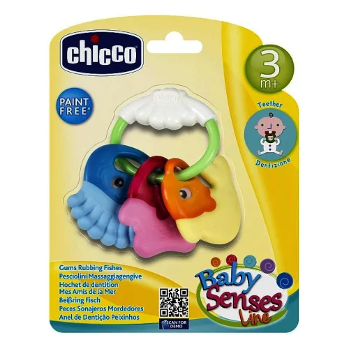 Karikás halacskás puha rágóka színes