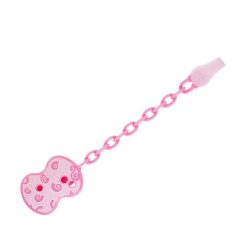 Cumitartó lánc rózsaszín 1 db ruhára csíptethető